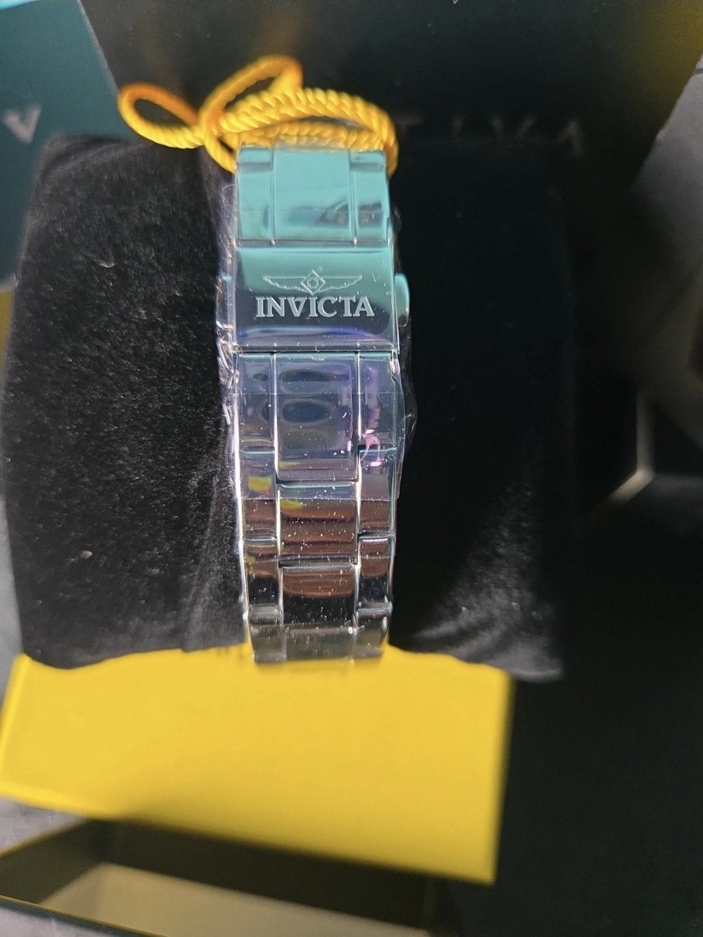 Invicta Angel 29106 Stainless Steel Unisex Silver-tone Chronograph Watch 38mm - Picture 4 of 5